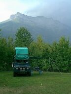 The Camp site at Col du Frene