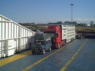 On board at Brindisi