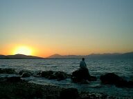 Sunset at Aigio